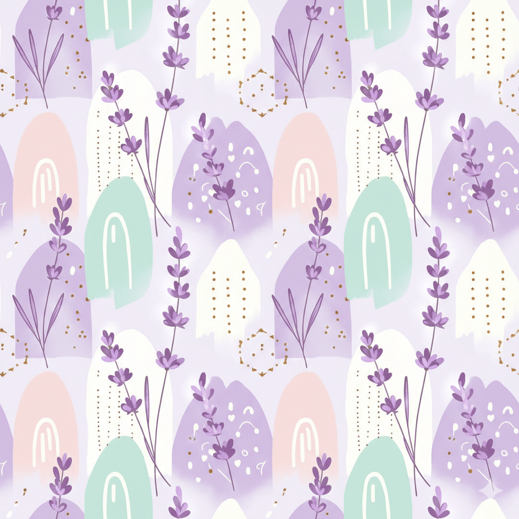 Lavender wallpaper aesthetic for iPhone and walls, cute and 4K design