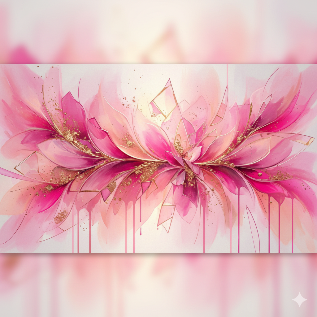 Artistic pink color HD design showcasing creative pink patterns, elegant backgrounds, and vibrant textures.