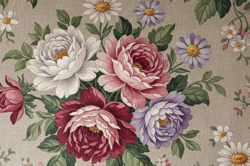Vintage Flower Wallpaper – HD, Aesthetic & 4K