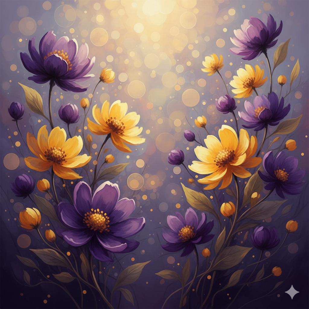 Purple and Yellow Flowers – Names, Meanings & Bouquets