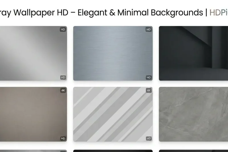 Gray Wallpaper HD – Elegant & Minimal Backgrounds | HDPics