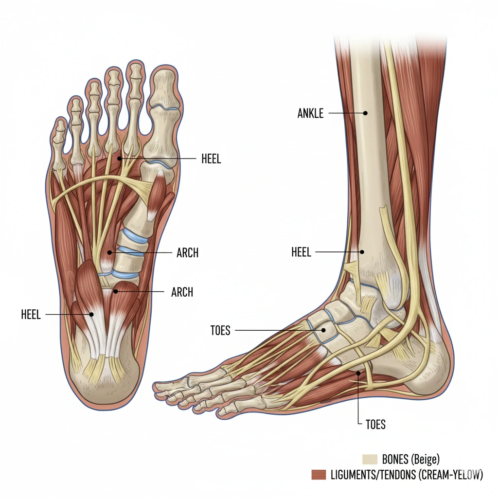 Parts of the Foot