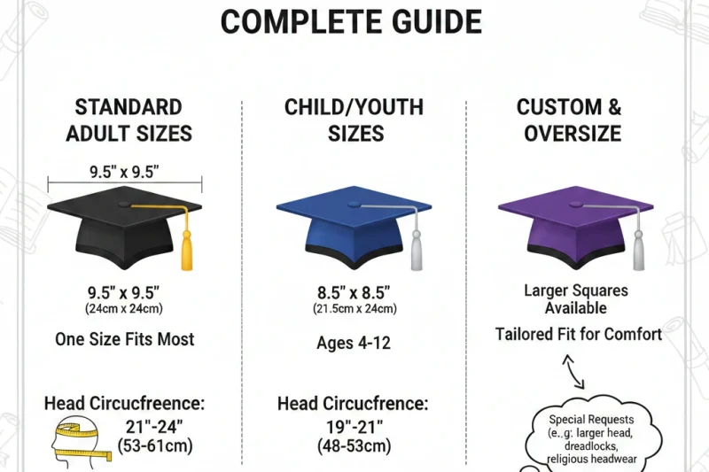 Size of Graduation Mortar Board – Complete Guide