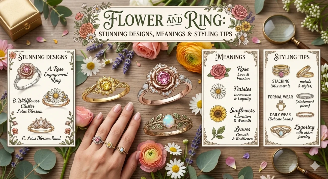 Flower and Ring: Stunning Designs, Meanings & Styling Tips